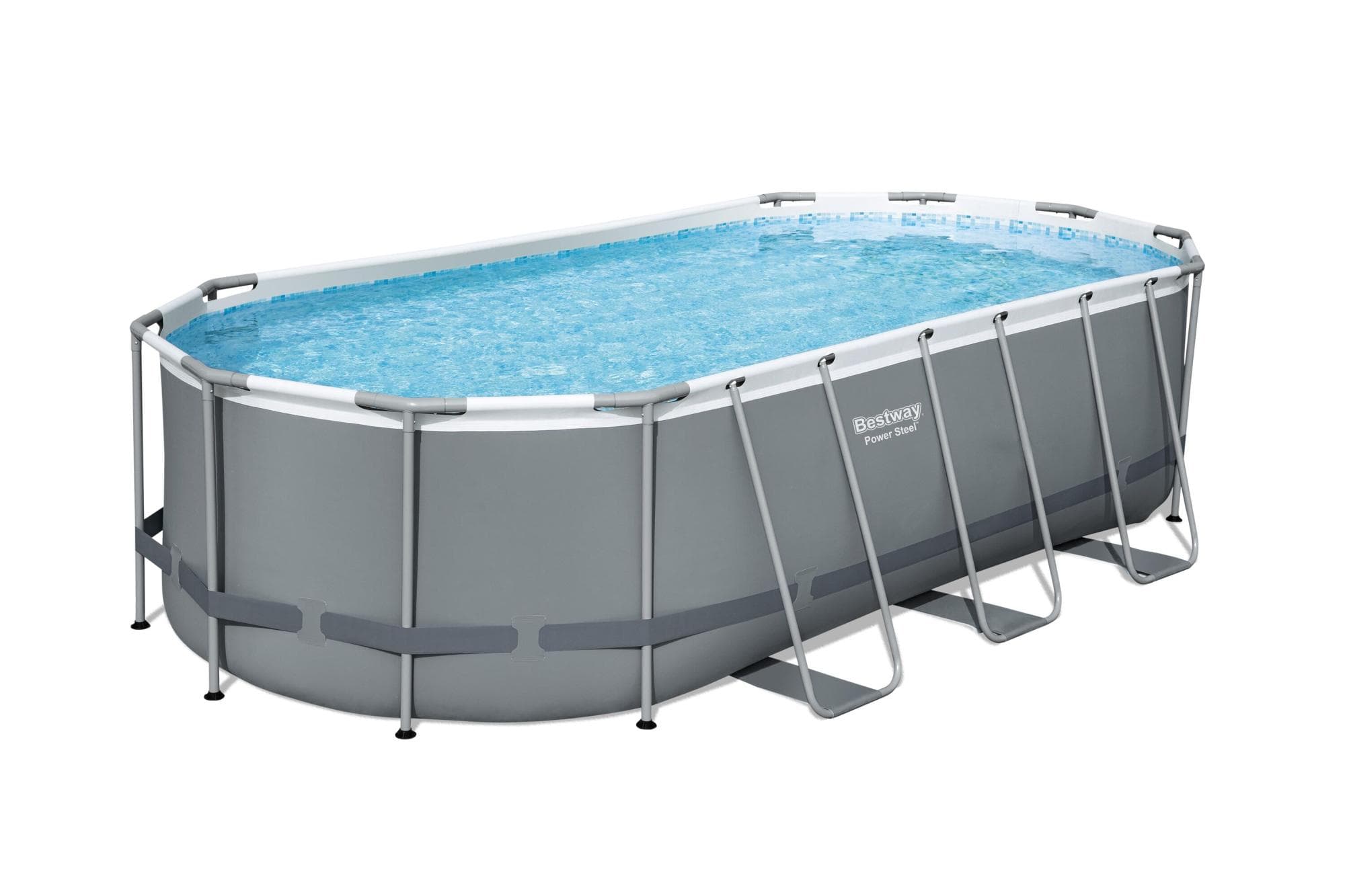 Piscine fuori terra Set piscina grigio da 549x274x122 cm Bestway 2
