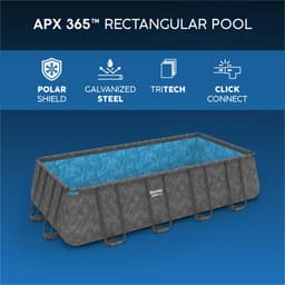 Piscine fuori terra Piscina solo struttura e liner APX 365 da 549x274x132 cm Bestway 7