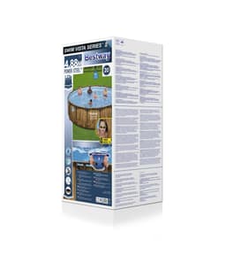 Piscine fuori terra Set piscina da 488x122 cm effetto legno Bestway 7