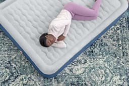 Materassi gonfiabili Materasso gonfiabile matrimoniale da 203x152x46 cm blu Bestway 4
