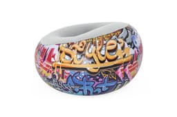 Arredo gonfiabile casa e giardino Poltrona pouf gonfiabile Graffiti Bestway 5