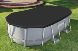 Coperture e Tappetini Copertura ovale per piscina da 427x250x100 cm Bestway 2
