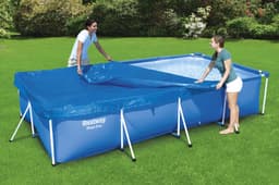 Coperture e Tappetini Copertura per piscina rettangolare da 400x211 cm Bestway 4