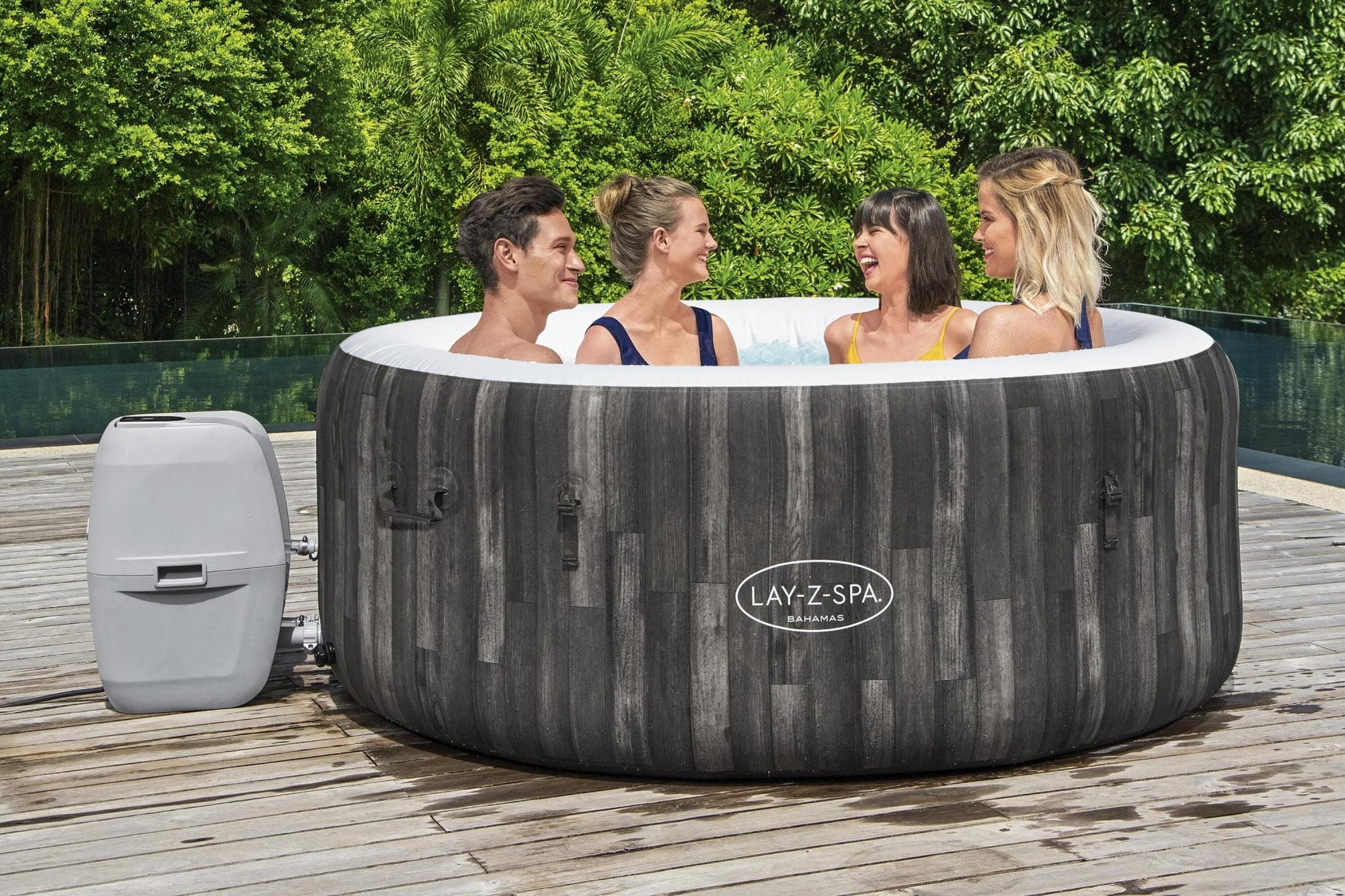 Idromassaggi gonfiabili Lay-Z-Spa Idromassaggio gonfiabile Lay-Z-Spa Bahamas AirJet 2-4 persone Bestway 4