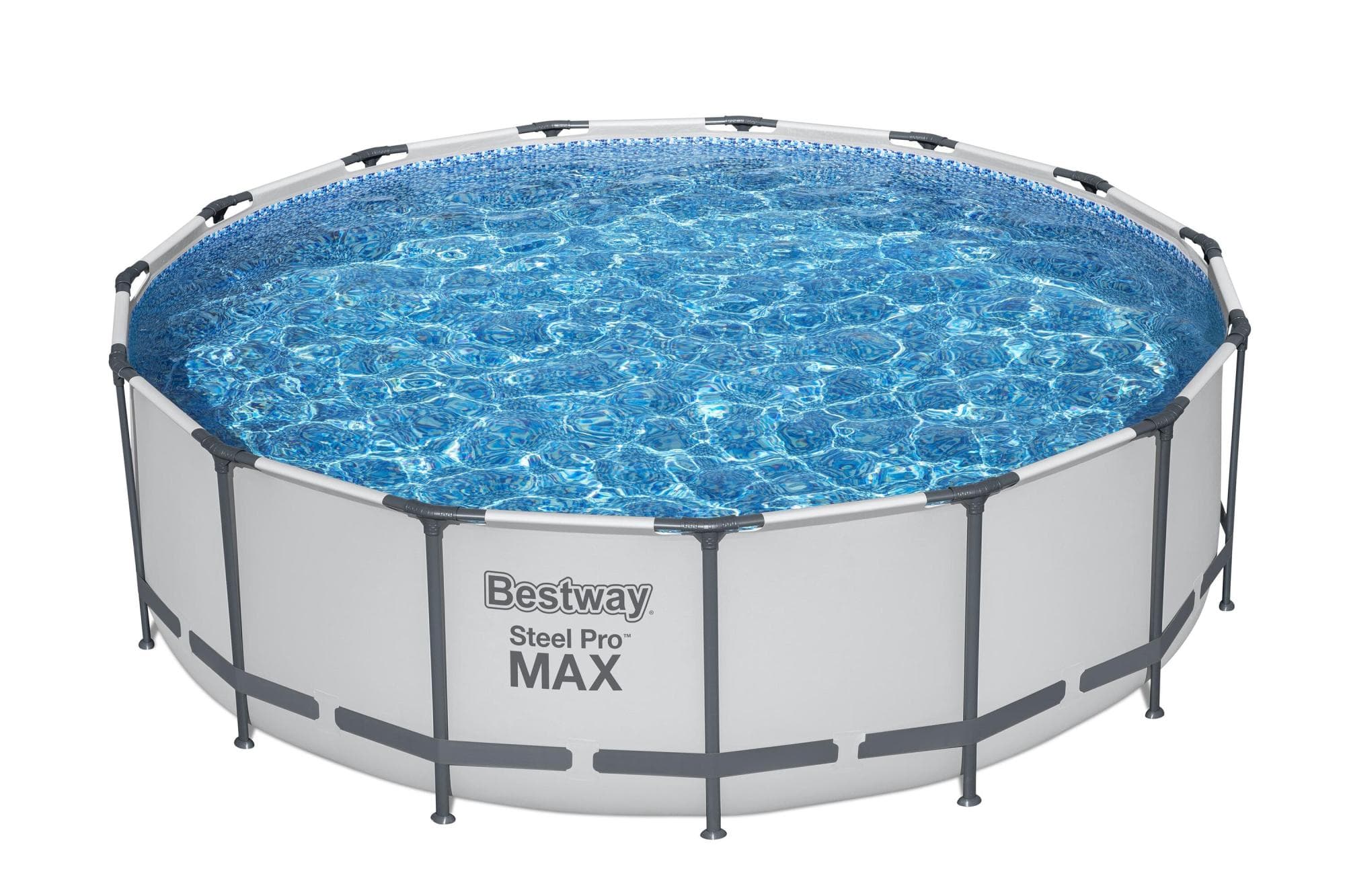 Piscine fuori terra Set piscina da 457x122 cm grigio chiaro Bestway 2