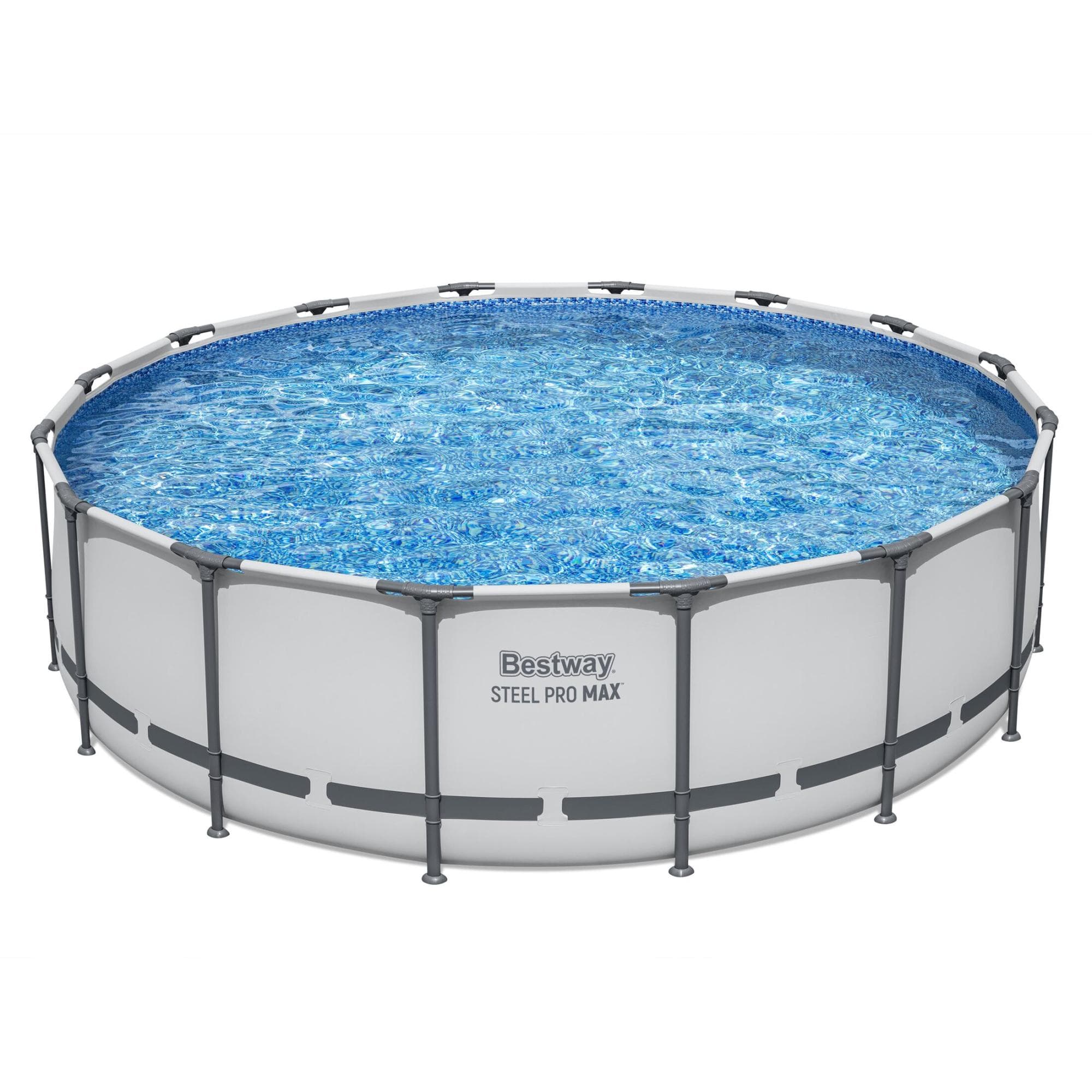 Piscine fuori terra Piscina solo struttura grigio chiaro - 488x122 cm Bestway 1