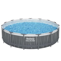 Piscine fuori terra Piscina solo struttura grigio scuro - 457x107 cm Bestway 1