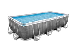 Piscine fuori terra Set piscina da 488x244x122 cm rattan grigio Bestway 2