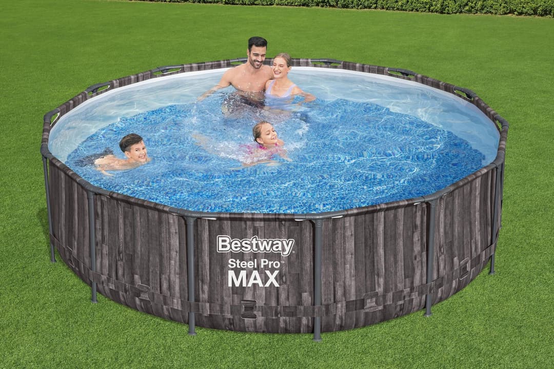 Piscine fuori terra Piscina solo struttura effetto legno scuro - 427x107 cm Bestway 2