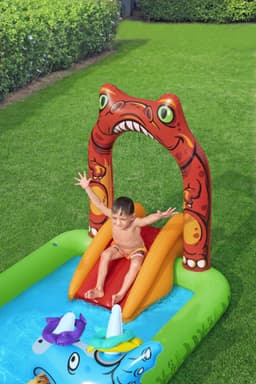 Giochi gonfiabili per bambini Playcenter gonfiabile Jurassic Splash per bambini Bestway 6