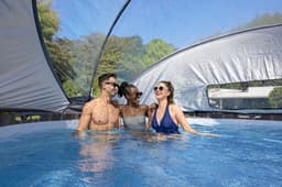 Piscine fuori terra Set piscina da 366x122 cm con tenda parasole Bestway 4