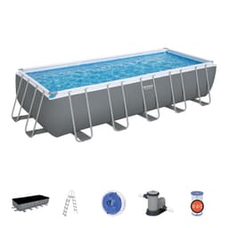 Piscine fuori terra Set piscina da 640x274x132 cm grigio scuro Bestway 1