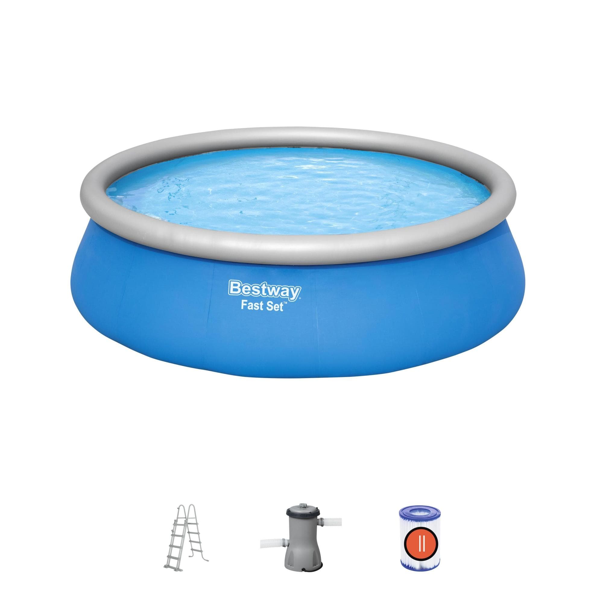 Piscine fuori terra Set piscina gonfiabile Fast Set da 457x122 cm Bestway 1