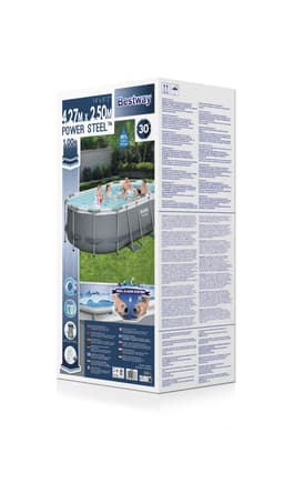 Piscine fuori terra Set piscina da 427x250x100 cm grigio scuro Bestway 8
