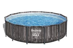 Piscine fuori terra Piscina solo struttura effetto legno scuro - 427x107 cm Bestway 1