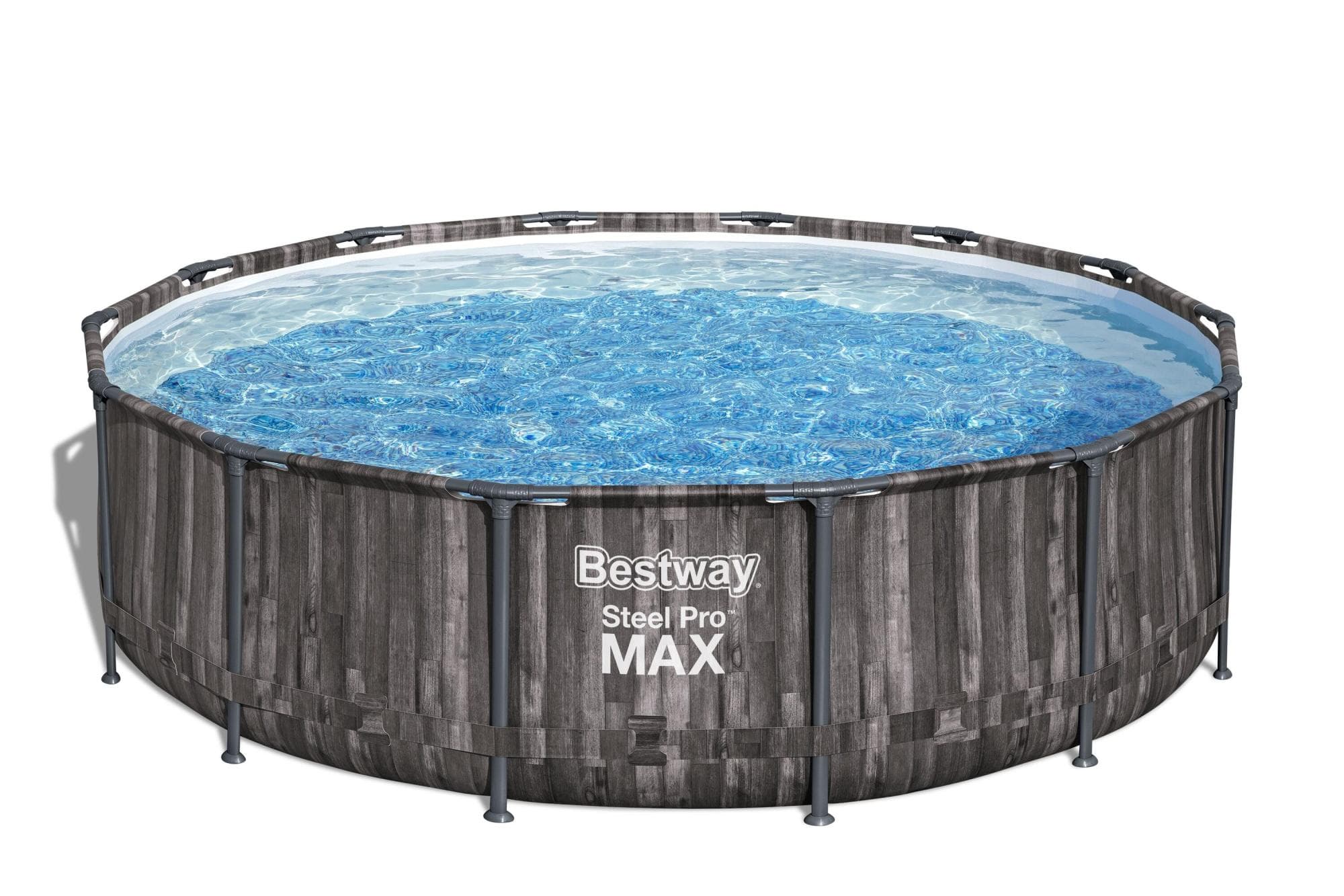 Piscine fuori terra Piscina solo struttura effetto legno scuro - 427x107 cm Bestway 1