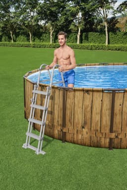 Piscine fuori terra Set piscina da 488x122 cm effetto legno Bestway 6