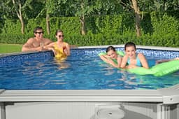 Piscine fuori terra Set piscina Hydrium grigio chiaro da 360x120 cm Bestway 5