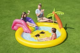 Giochi gonfiabili per bambini Playcenter gonfiabile con scivolo a forma di isola Bestway 4