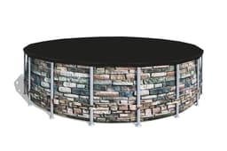 Coperture e Tappetini Copertura rotonda per piscina da 488 e 449 cm Bestway 7
