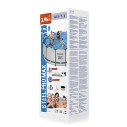 Piscine fuori terra Set piscina da 396x122 cm grigio chiaro Bestway 6