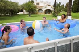 Piscine fuori terra Set piscina da 404x201x100 cm rattan grigio Bestway 5