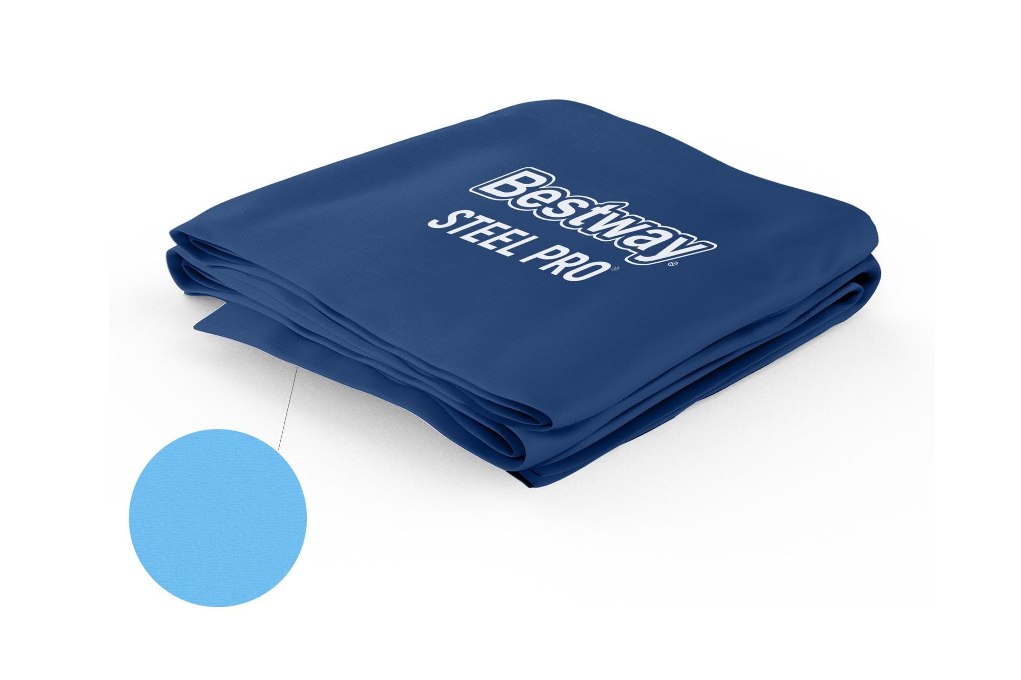 Ricambi Piscine e Spa Liner per piscina fuori terra rettangolare Steel Pro da 259x170x61 cm blu scuro Bestway 1