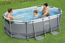 Piscine fuori terra Piscina grigio scuro da 305x200x84 cm Bestway 2