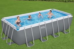Piscine fuori terra Set piscina da 488x244x122 cm grigio Bestway 2