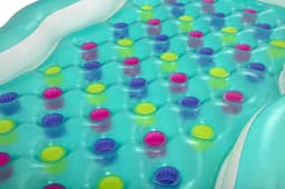 Gonfiabili mare per adulti Materassino gonfiabile a 2 posti Summer Color con porta oggetti Bestway 8