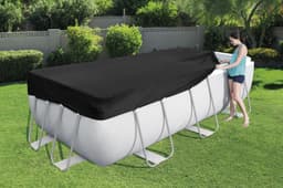 Coperture e Tappetini Copertura per piscina fuori terra rettangolare da 282x196x84 cm Bestway 2