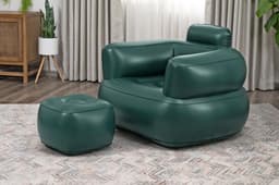 Arredo gonfiabile casa e giardino Poltrona gonfiabile con pouf Comfi Cube Bestway 3