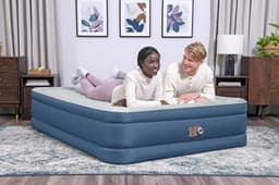 Materassi gonfiabili Materasso gonfiabile matrimoniale da 203x152x46 cm blu Bestway 2