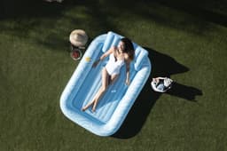 Gonfiabili mare per adulti Materassino gonfiabile da mare Sun-Kissed con portabicchieri Bestway 5