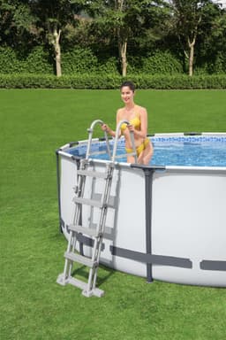 Piscine fuori terra Set piscina da 427x122 cm grigio chiaro Bestway 6