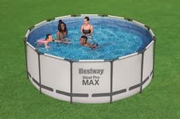 Piscine fuori terra Piscina solo struttura grigio chiaro - 366x122 cm Bestway 2