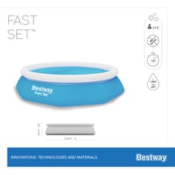 Piscine fuori terra Piscina gonfiabile Fast Set da 244x61 cm Bestway 4