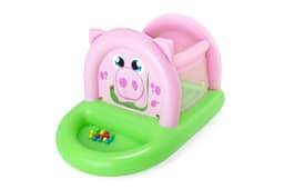 Giochi gonfiabili per bambini Salterello gonfiabile Pink Pig Bestway 1