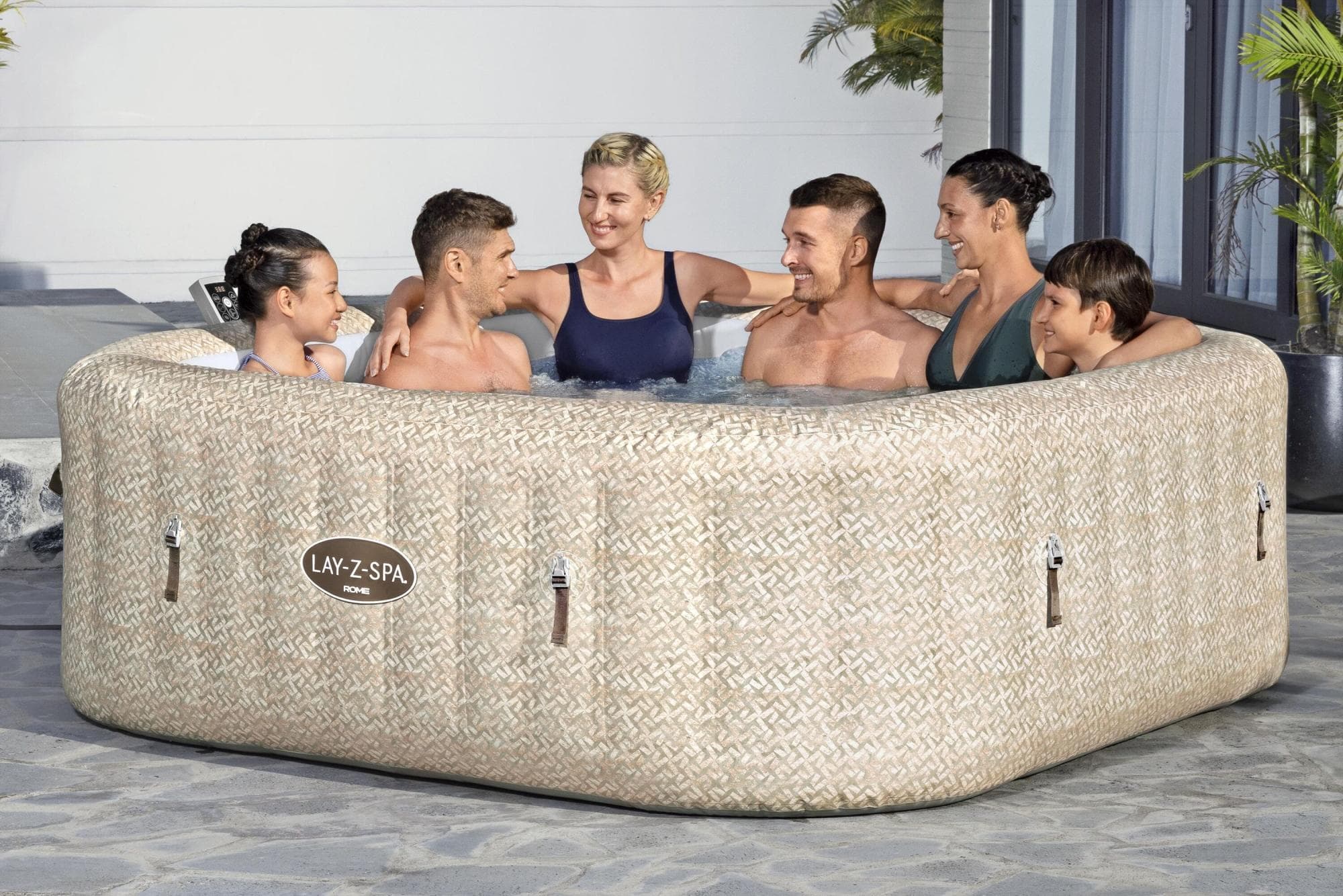 Idromassaggi gonfiabili Lay-Z-Spa Idromassaggio gonfiabile Lay-Z-Spa Rome AirJet 5-7 persone Bestway 2