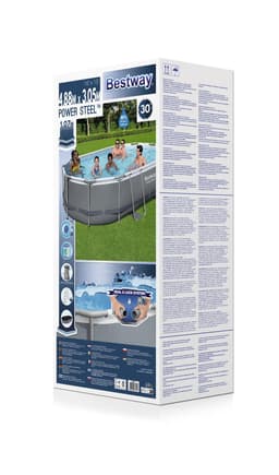 Piscine fuori terra Set piscina da 488x305x107 cm grigio scuro Bestway 7