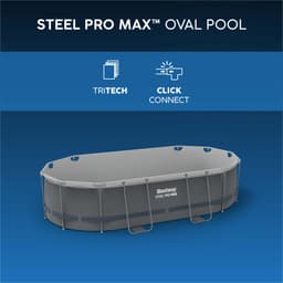 Piscine fuori terra Piscina grigio scuro da 305x200x84 cm Bestway 7