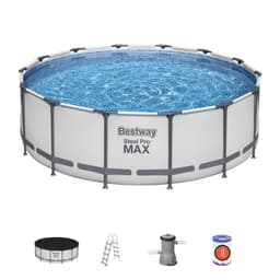 Piscine fuori terra Set piscina da 427x122 cm grigio chiaro Bestway 1