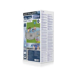 Piscine fuori terra Set piscina da 427x250x100 cm effetto rattan Bestway 7