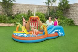 Giochi gonfiabili per bambini Playcenter gonfiabile con scivolo a forma di vulcano Bestway 3