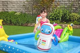 Giochi gonfiabili per bambini Playcenter gonfiabile Piccoli Astronauti con scivolo Bestway 6