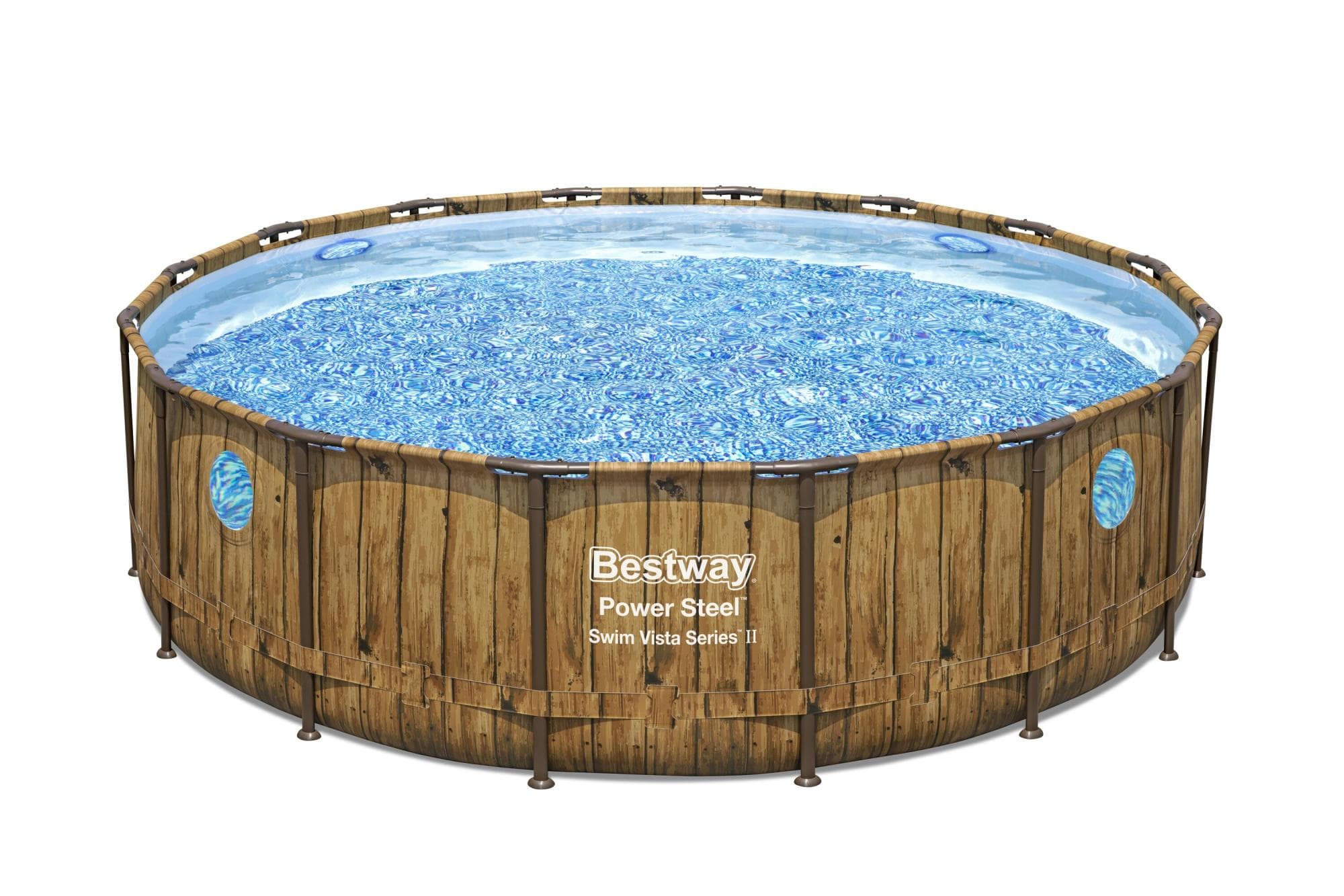 Piscine fuori terra Piscina solo struttura effetto legno - 488x122 cm Bestway 1