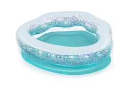 Giochi gonfiabili per bambini Piscinetta gonfiabile Sparkle Shell da 150x127x43 cm Bestway 1