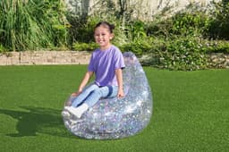 Giochi gonfiabili per bambini Poltrona pouf gonfiabile Glitter Bestway 2
