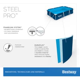 Piscine fuori terra Set piscina da 300x201x66 cm blu scuro Bestway 8