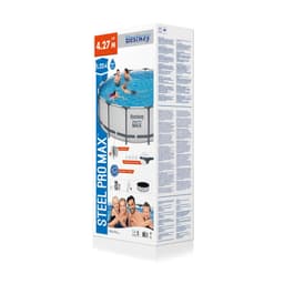 Piscine fuori terra Set piscina da 427x122 cm grigio chiaro Bestway 7